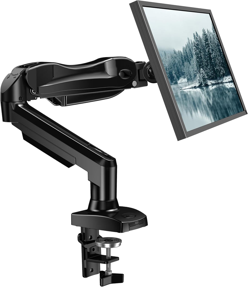 HUANUO FlowLift™ Single Monitor Mount, 13 to 32 Inch Monitor Arm
