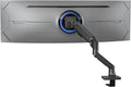 Heavy Duty Monitor Arm Aluminum Single Gas Spring Monitor Arm Suit for Flat/Ultrawide/Cruved Screen