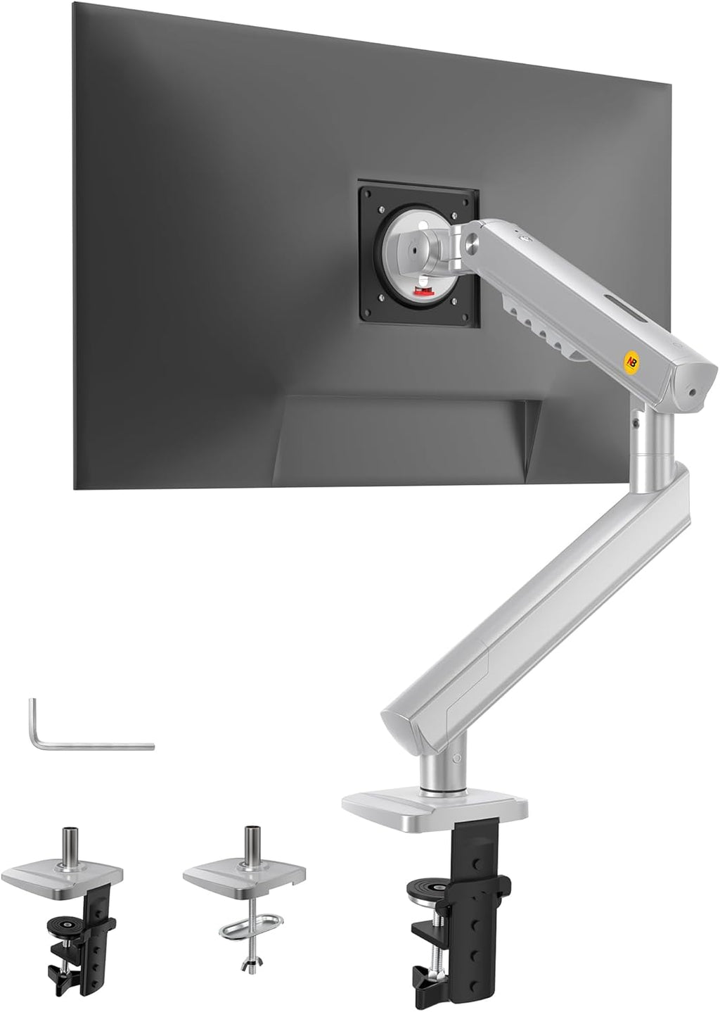 NB Single Computer Monitor Mount, Monitor Stand fits up to 32 Inch